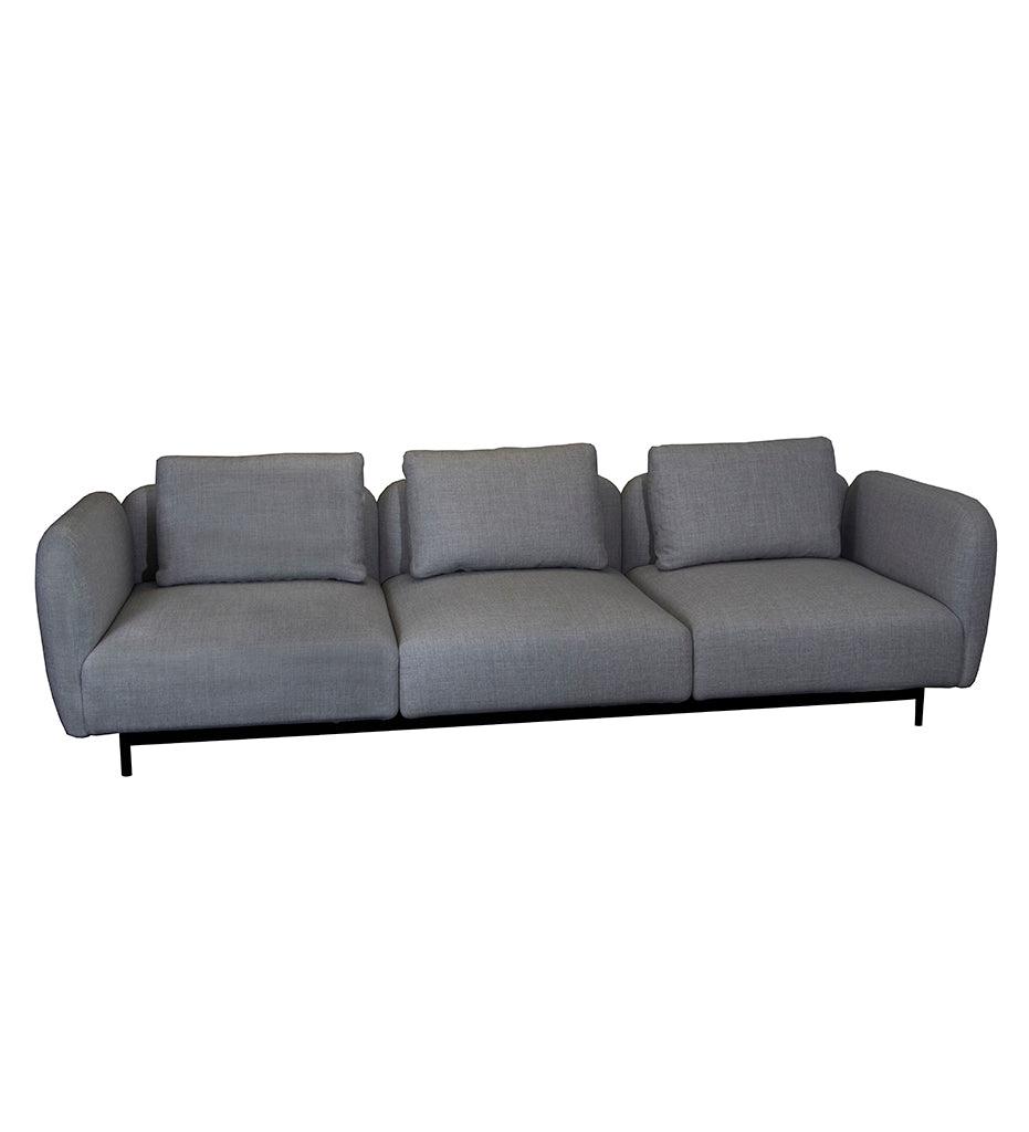 Allred Collaborative - Cane-line - Aura 3-Seater Sofa w/ High Armrest - Aura 3-Seater Sofa w/ High Armrest - AURA 33003