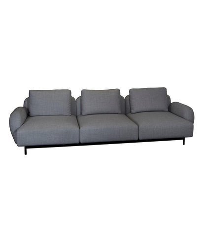 Allred Collaborative - Cane-line - Aura 3-Seater Sofa w/ Low Armrest - Aura 3-Seater Sofa w/ Low Armrest - AURA 43003