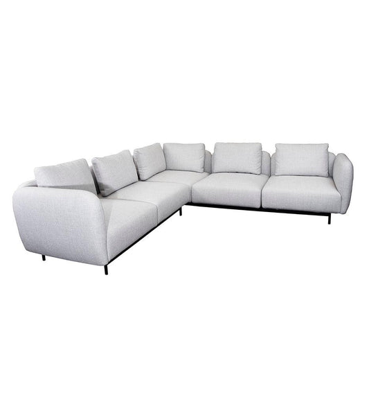 Allred Collaborative - Cane-line - Aura Corner Sofa w/ High Armrest - Aura Corner Sofa w/ High Armrest - AURA 7.3013