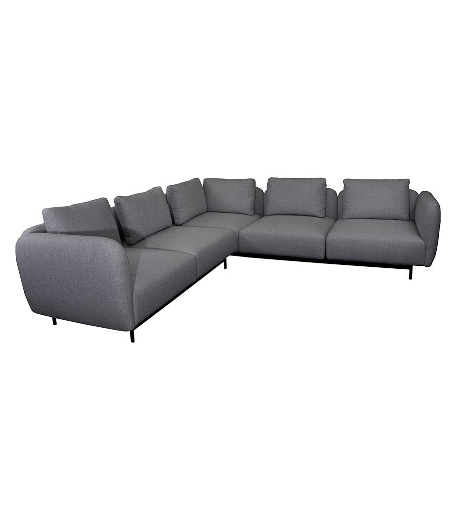 Allred Collaborative - Cane-line - Aura Corner Sofa w/ High Armrest - Aura Corner Sofa w/ High Armrest - AURA 7.3013