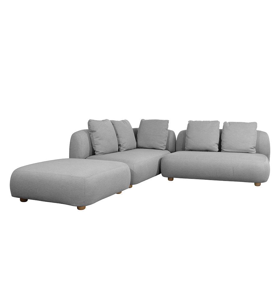 Allred Collaborative - Cane-line - Capture Corner Sofa w/ Chaise Lounge - Capture Corner Sofa w/ Chaise Lounge - CAPTURE 4-AITL