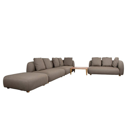 Allred Collaborative - Cane-line - Capture Corner Sofa w/ Table & Chaise Lounge - Capture Corner Sofa w/ Table & Chaise Lounge - CAPTURE 6-AITT