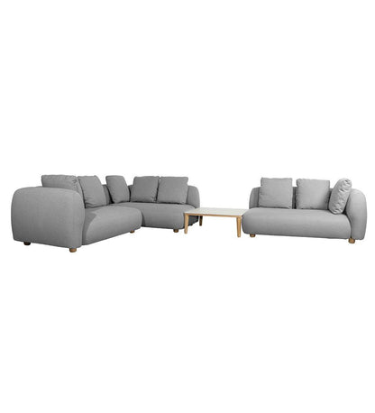 Allred Collaborative - Cane-line - Capture Corner Sofa w/ Table - Capture Corner Sofa w/ Table - CAPTURE 5.1