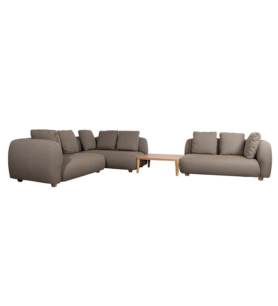 Allred Collaborative - Cane-line - Capture Corner Sofa w/ Table - Capture Corner Sofa w/ Table - CAPTURE 5