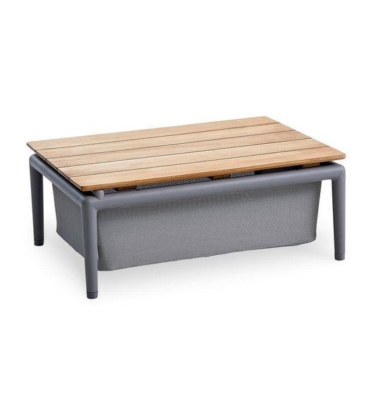 Allred Collaborative - Cane-line - Conic Box Table - Conic Box Table - 5037TTSL