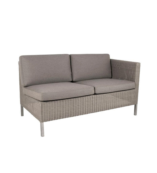 Allred Collaborative - Cane-line - Connect Dining 2-Seater Sectional - Left - Connect Dining 2-Seater Sectional - Left - 55193T