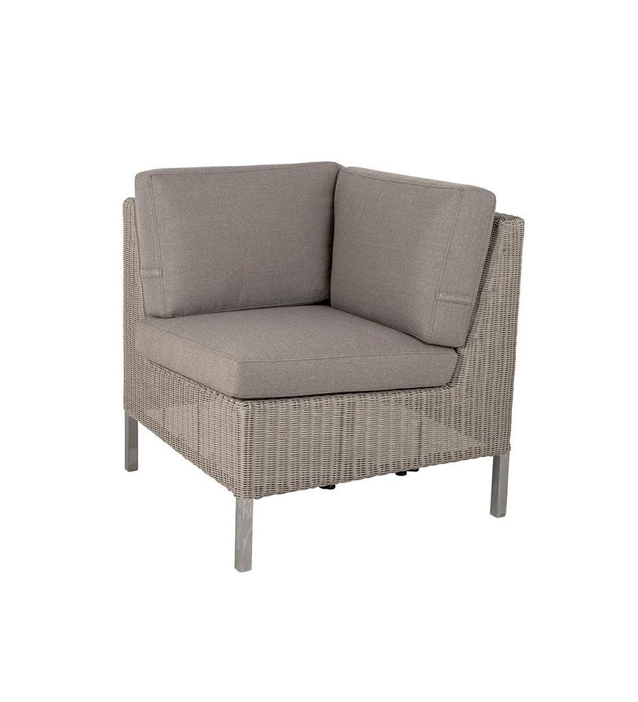 Allred Collaborative - Cane-line - Connect Dining 2-Seater Sectional - Left - Connect Dining 2-Seater Sectional - Left - 55193T