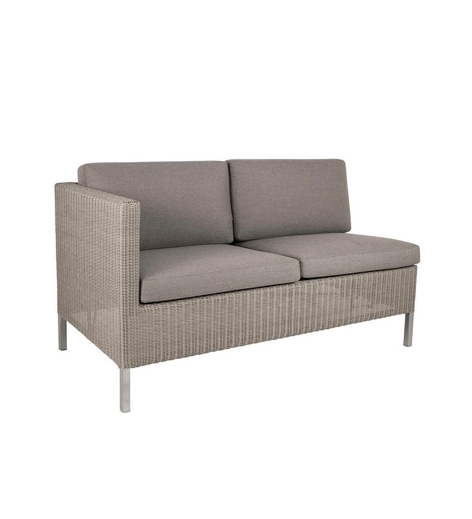 Allred Collaborative - Cane-line - Connect Dining 2-Seater Sectional - Right - Connect Dining 2-Seater Sectional - Right - 55194T