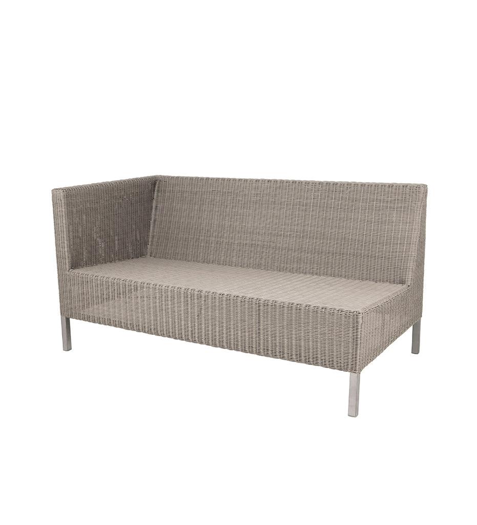 Allred Collaborative - Cane-line - Connect Dining 2-Seater Sectional - Right - Connect Dining 2-Seater Sectional - Right - 55194T