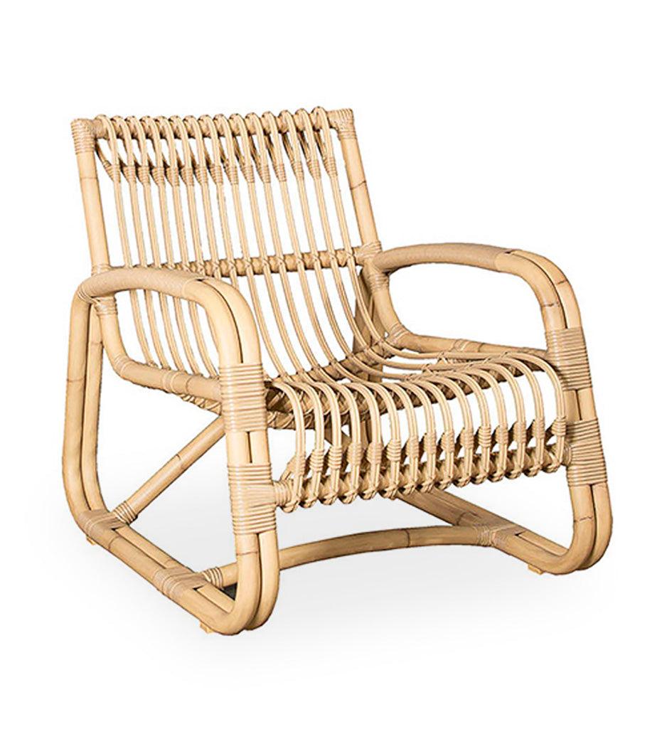 Allred Collaborative - Cane-line - Curve Lounge Chair - Outdoor - Curve Lounge Chair - Outdoor - 57402AUU