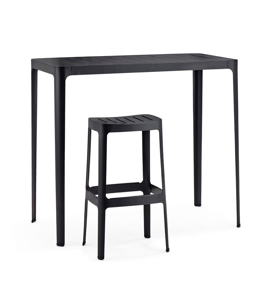 Allred Collaborative - Cane-line - Cut Bar Table - Cut Bar Table - 11501AS