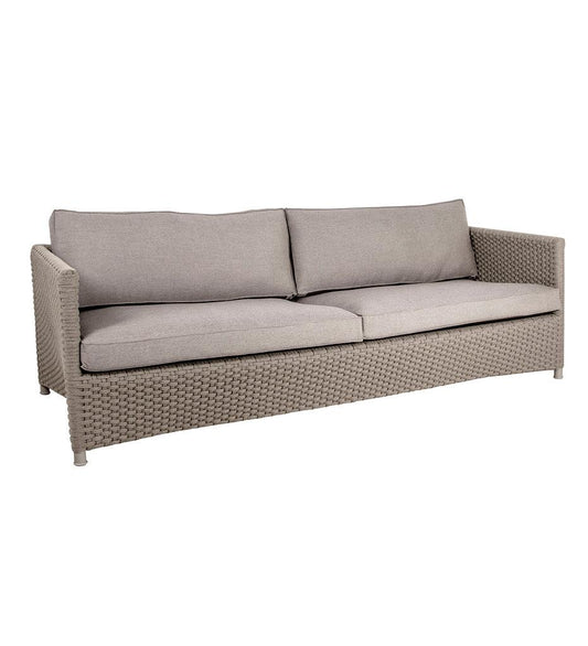 Allred Collaborative - Cane-line - Diamond Soft Rope 3-Seater Sofa - Diamond Soft Rope 3-Seater Sofa - 8503ROTST