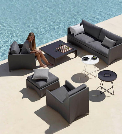 Allred Collaborative - Cane-line - Diamond Weave 2-Seater Sofa - Diamond Weave 2-Seater Sofa - 8502LGSG