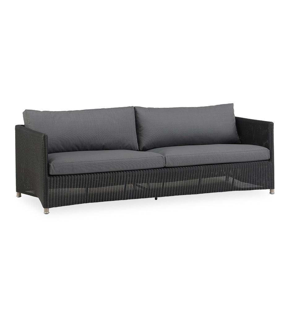 Allred Collaborative - Cane-line - Diamond Weave 3-Seater Sofa - Diamond Weave 3-Seater Sofa - 8503LGSG