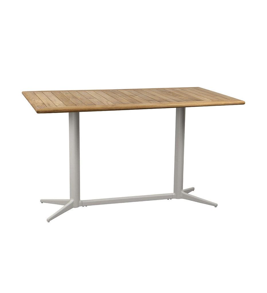 Allred Collaborative - Cane-line - Drop Cafe Table Base - Rectangle Tops - Drop Cafe Table Base - Rectangle Tops - 50408ASA