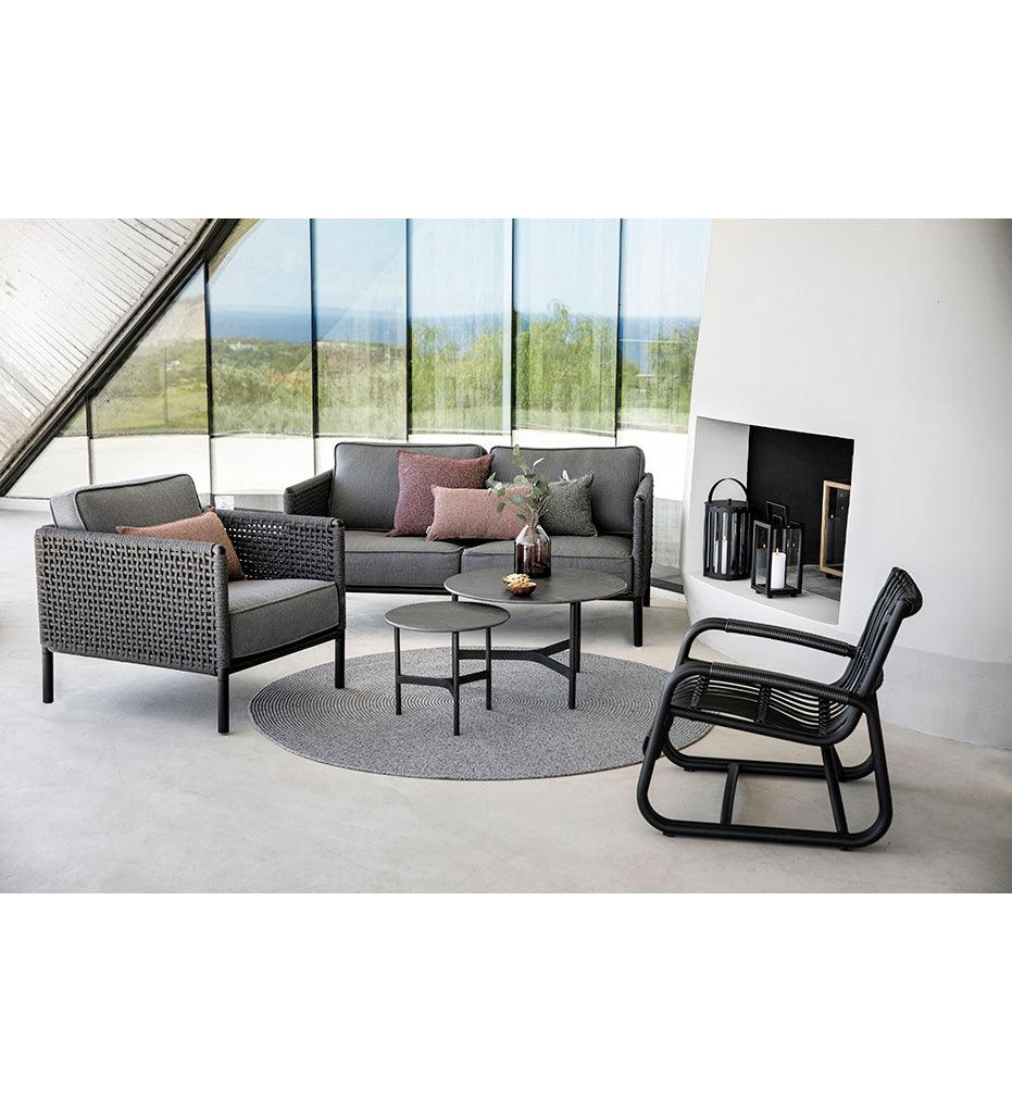 Allred Collaborative - Cane-line - Encore Lounge Chair - Soft Rope - Encore Lounge Chair - Soft Rope - 5470ALAIG