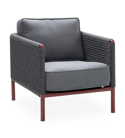 Allred Collaborative - Cane-line - Encore Lounge Chair - Soft Rope - Encore Lounge Chair - Soft Rope - 5470BRAIG