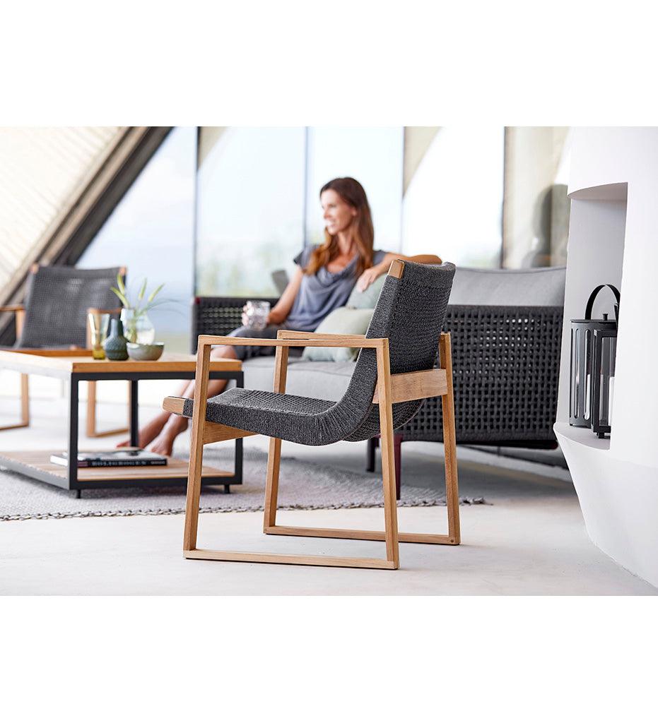 Allred Collaborative - Cane-line - Endless Lounge Chair - Endless Lounge Chair - 54502RODGT