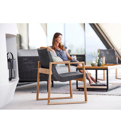 Allred Collaborative - Cane-line - Endless Lounge Chair - Endless Lounge Chair - 54502RODGT