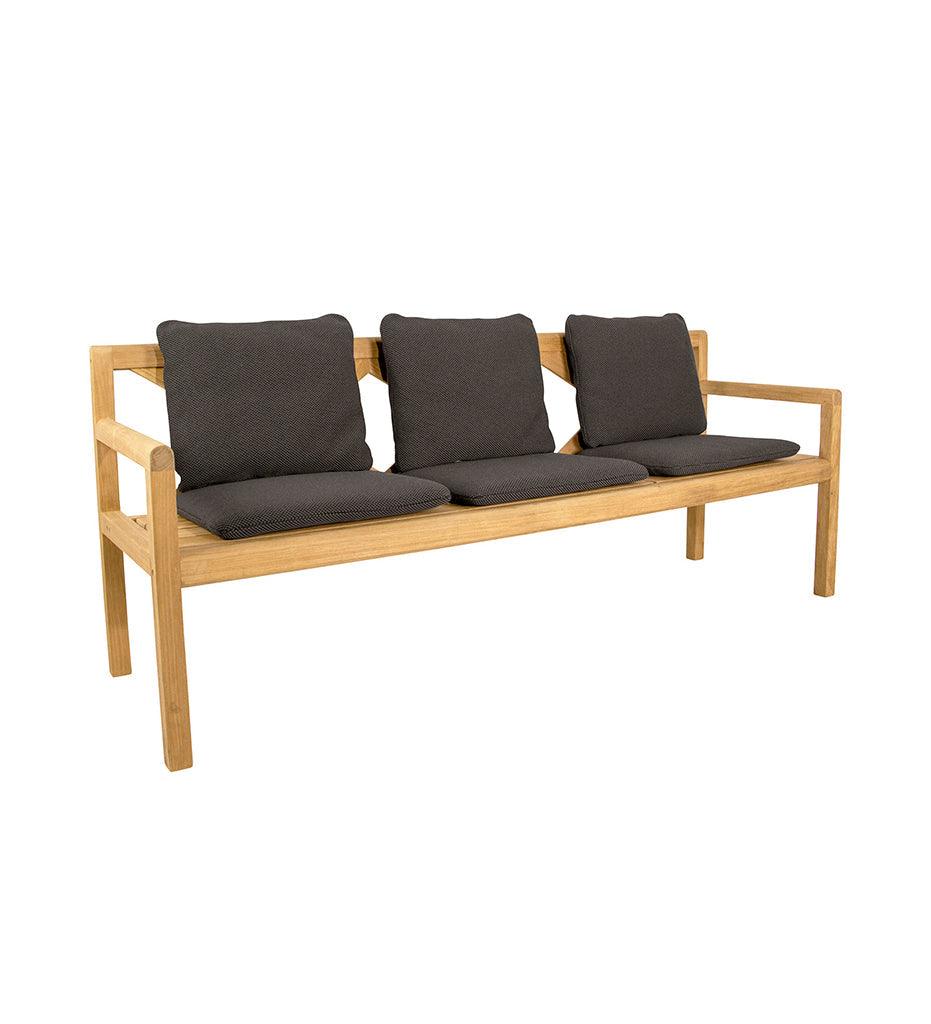 Allred Collaborative - Cane-line - Grace 3-Seater Bench - Grace 3-Seater Bench - 55601T