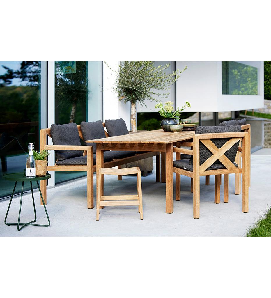 Allred Collaborative - Cane-line - Grace Teak Dining Table - Grace Teak Dining Table - 50601T