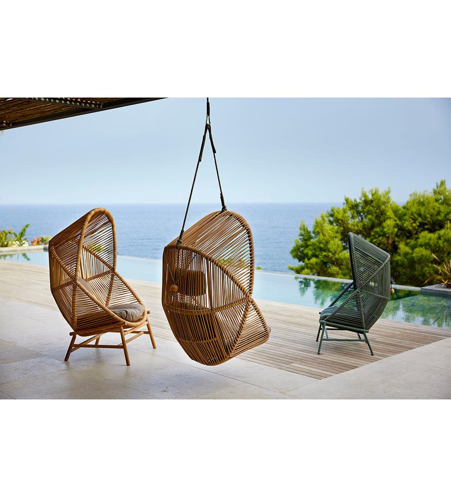 Allred Collaborative - Cane-line - Hive Hanging Chair - Hive Hanging Chair - 54700U