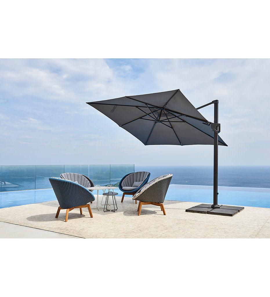 Allred Collaborative - Cane-line - Hyde Luxe Cantilever Umbrella - Rectangle - Hyde Luxe Cantilever Umbrella - Rectangle - 583X4Y505