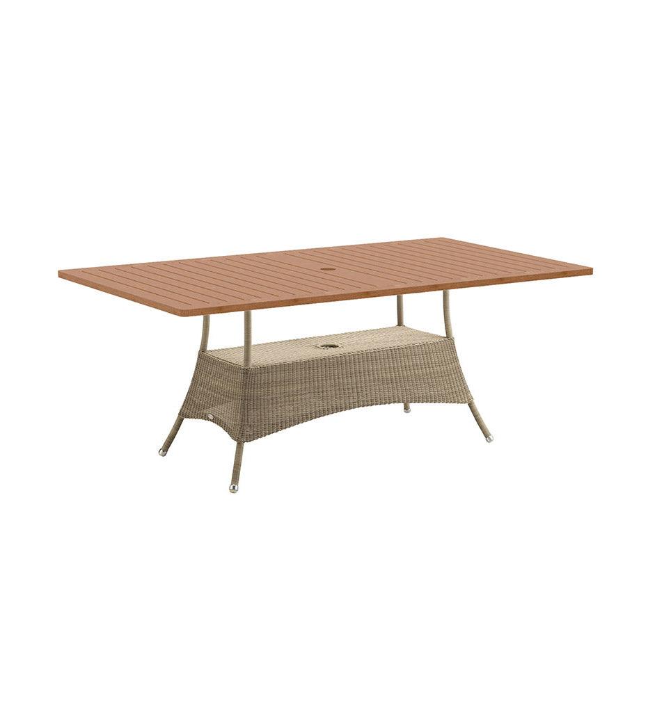 Allred Collaborative - Cane-line - Lansing Rectangular Dining Table Base - Lansing Rectangular Dining Table Base - 5056LT