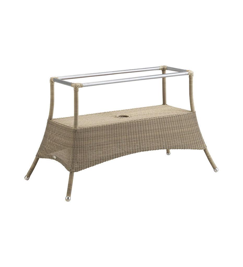 Allred Collaborative - Cane-line - Lansing Rectangular Dining Table Base - Lansing Rectangular Dining Table Base - 5056LT