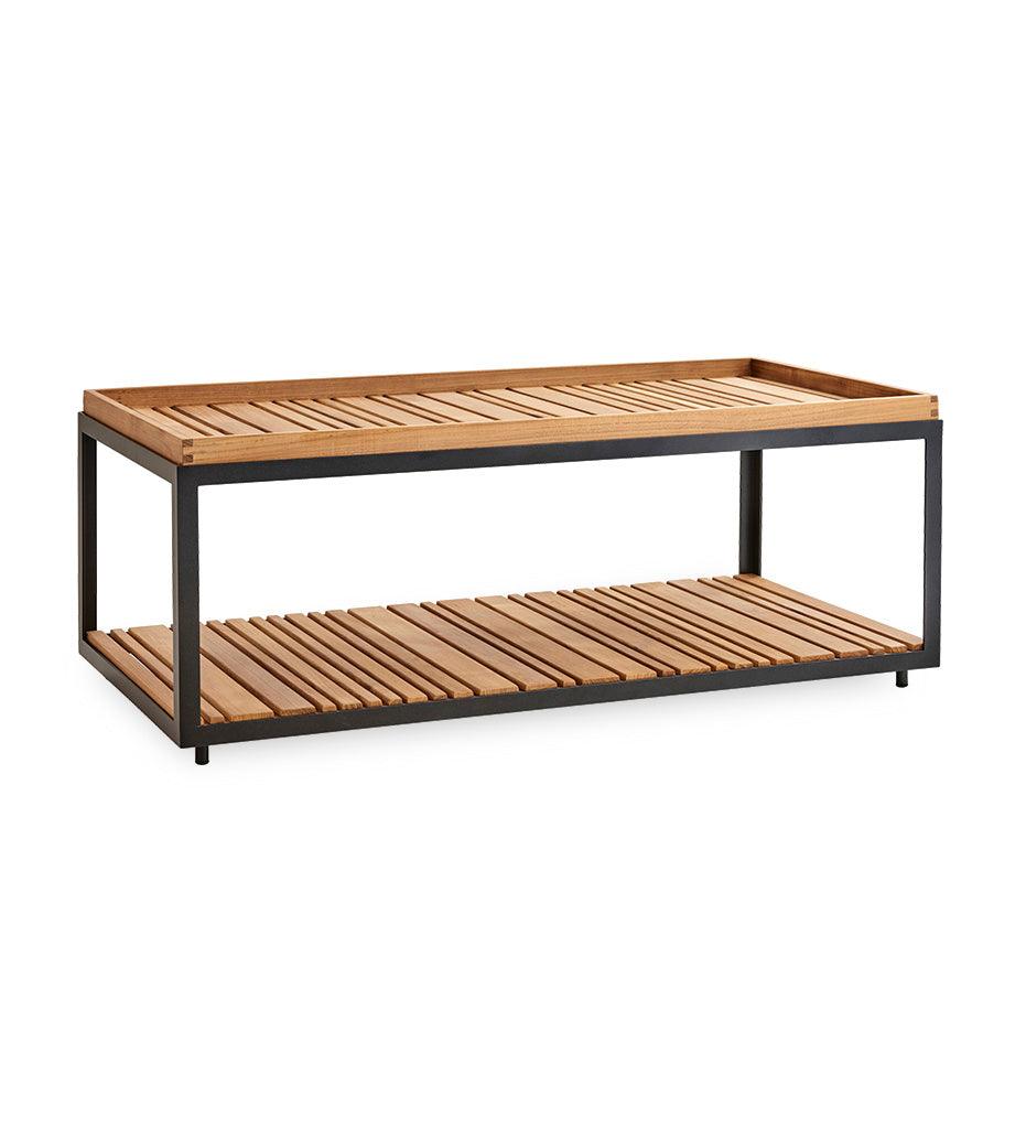 Allred Collaborative - Cane-line - Level Coffee Table Base - Rectangular - Level Coffee Table Base - Rectangular - 5009AL