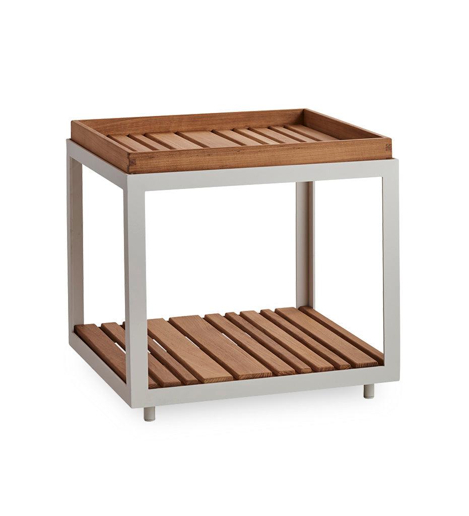 Allred Collaborative - Cane-line - Level Coffee Table - Small Square - Level Coffee Table - Small Square - 5008AL