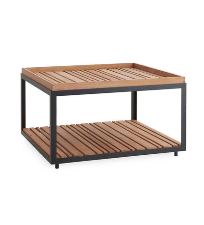 Allred Collaborative - Cane-line - Level Large Coffee Table Base - Square - Level Large Coffee Table Base - Square - 5007AL