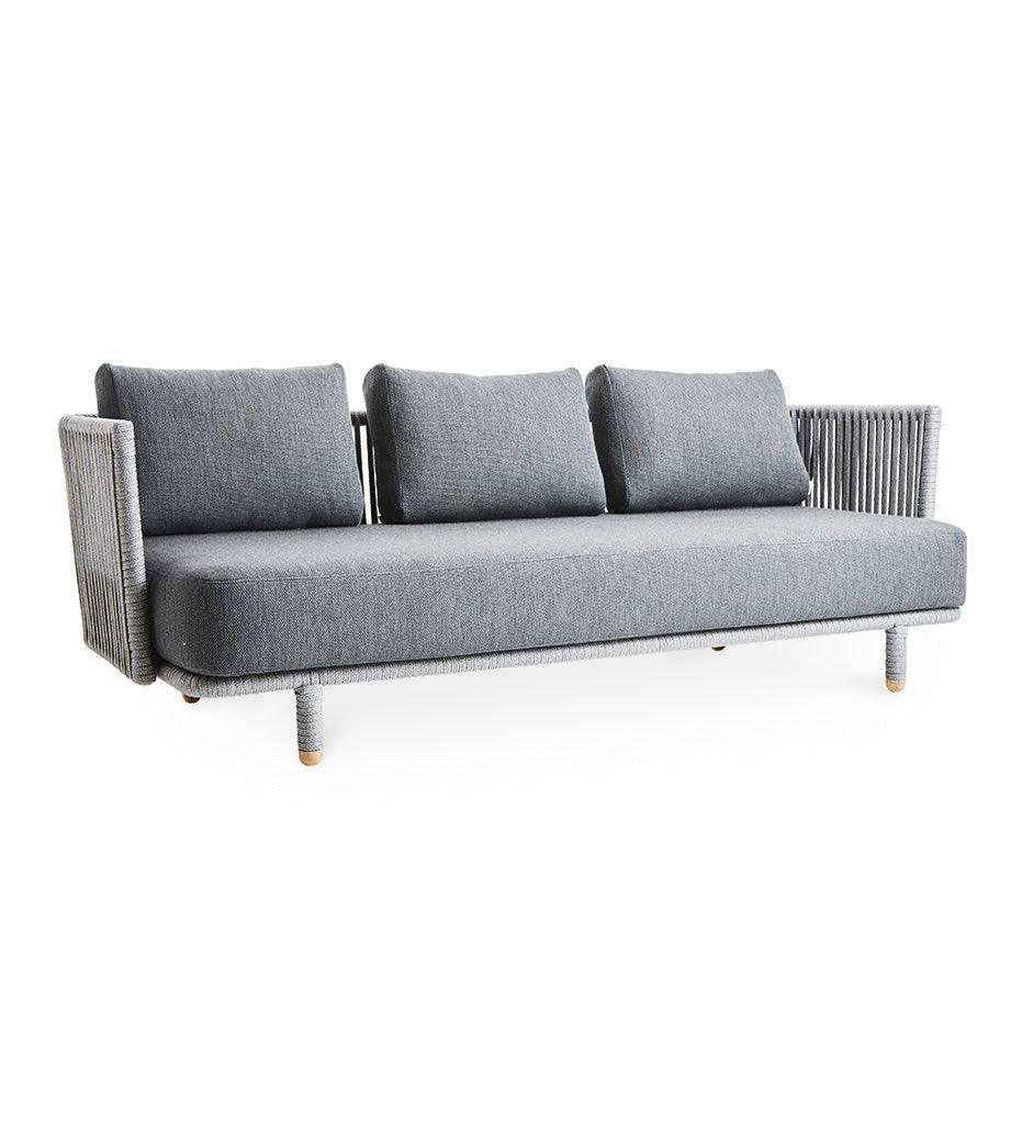 Allred Collaborative - Cane-line - Moments 3-Seater Sofa Frame - Indoor - Moments 3-Seater Sofa Frame - Indoor - F7543ROG