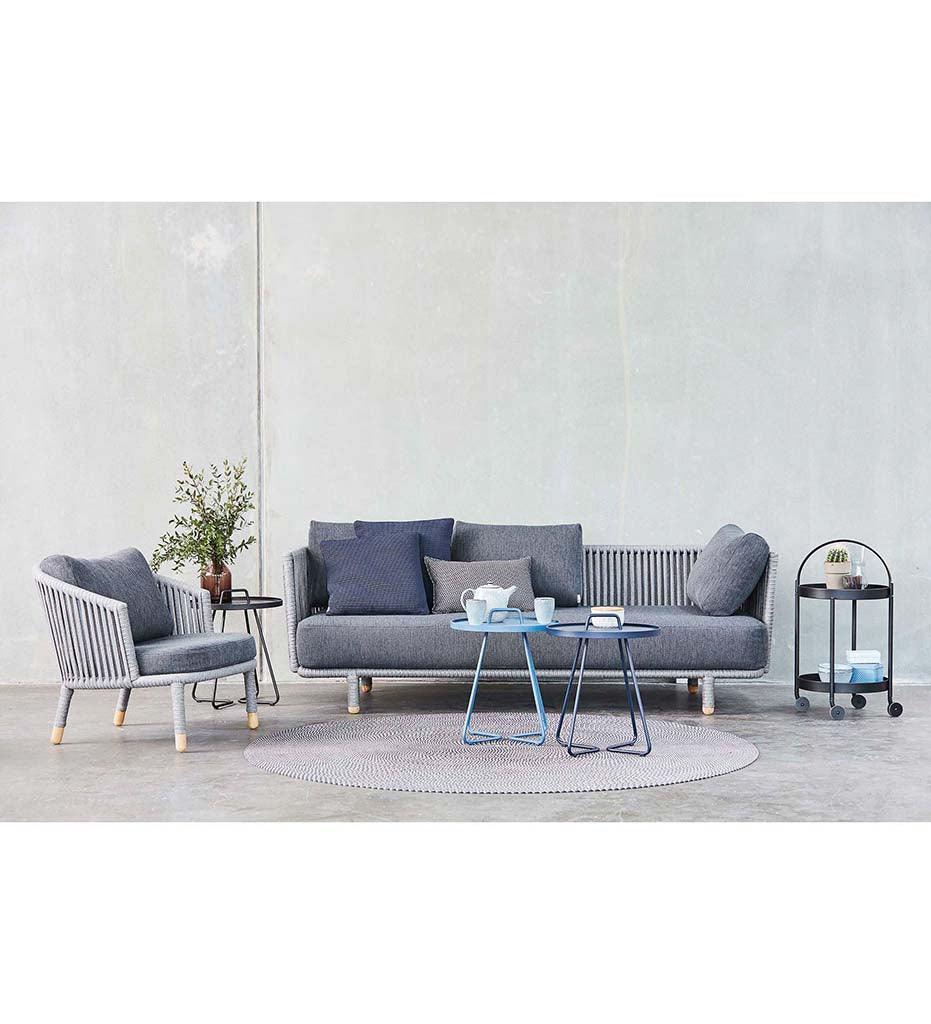 Allred Collaborative - Cane-line - Moments 3-Seater Sofa Frame - Indoor - Moments 3-Seater Sofa Frame - Indoor - F7543ROG