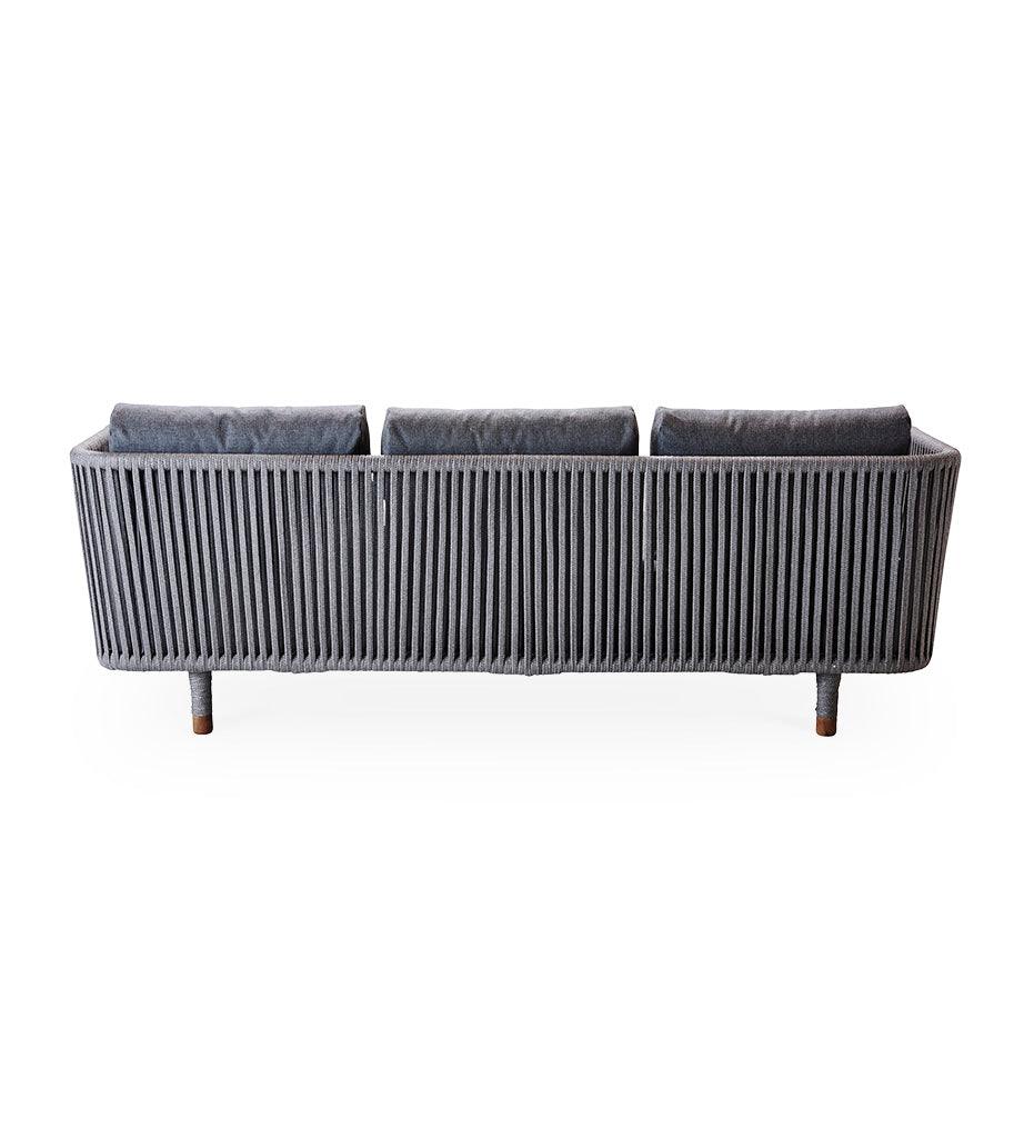 Allred Collaborative - Cane-line - Moments 3-Seater Sofa - Outdoor - Moments 3-Seater Sofa - Outdoor - 7543ROGAITG