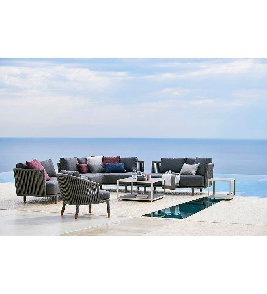 Allred Collaborative - Cane-line - Moments Lounge Chair - Outdoor - Moments Lounge Chair - Outdoor - 7443ROGAITG