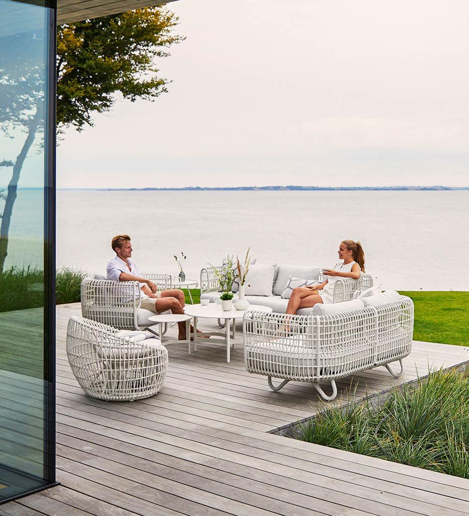 Allred Collaborative - Cane-line - Nest 2-Seater Sofa - Outdoor - Nest 2-Seater Sofa - Outdoor - 57522USL