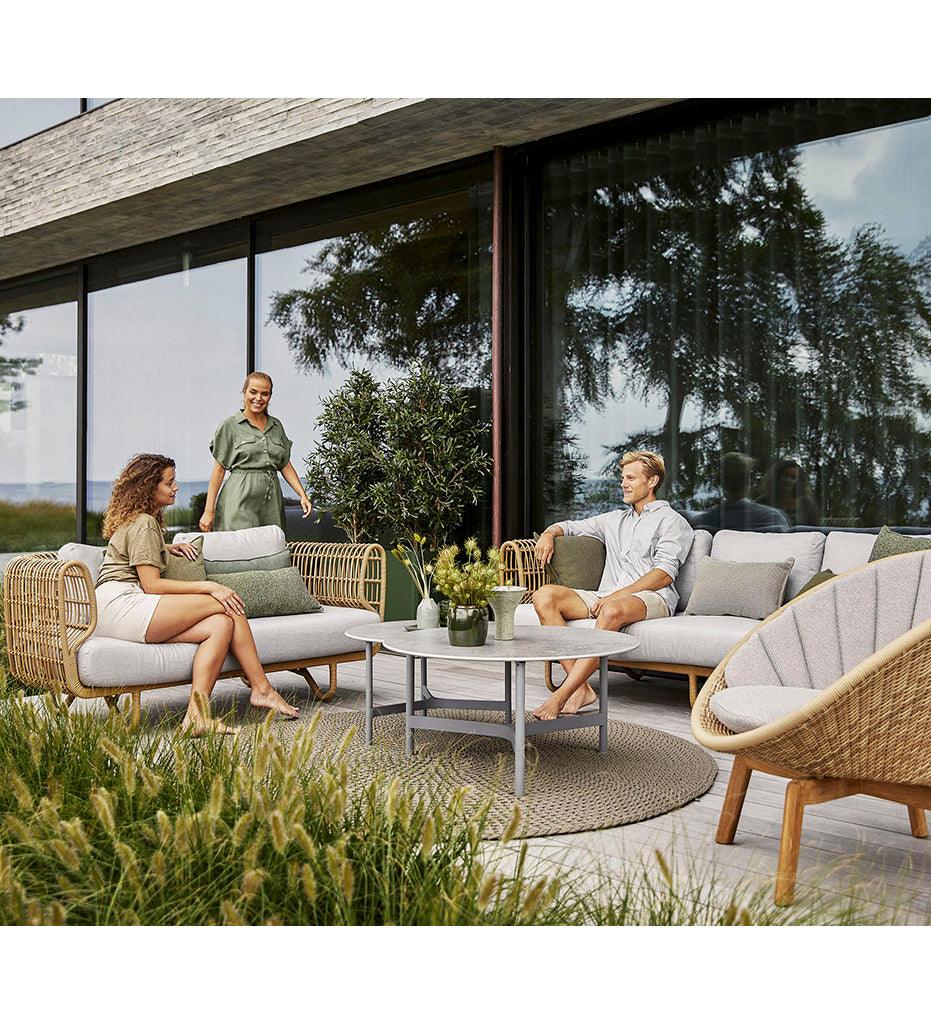 Allred Collaborative - Cane-line - Nest 3-Seater Sofa - Outdoor - Nest 3-Seater Sofa - Outdoor - 57523USL