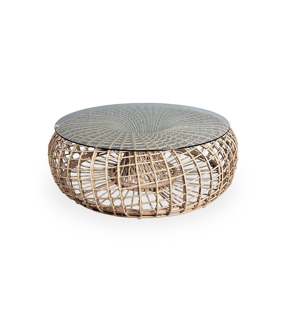 Allred Collaborative - Cane-line - Nest Large Footstool / Coffee Table - Outdoors - Nest Large Footstool / Coffee Table - Outdoors - 57321U