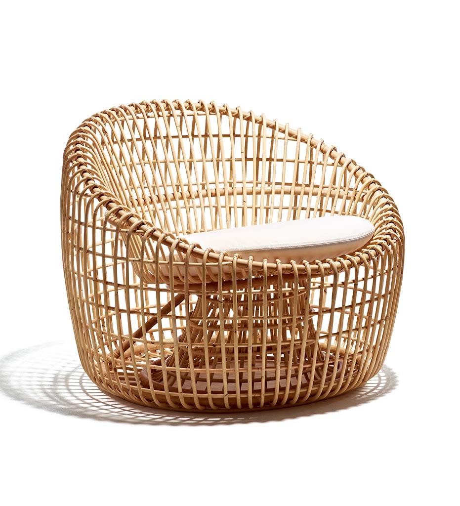 Allred Collaborative - Cane-line - Nest Round Chair Frame - Indoor - Nest Round Chair Frame - Indoor - 7422RU