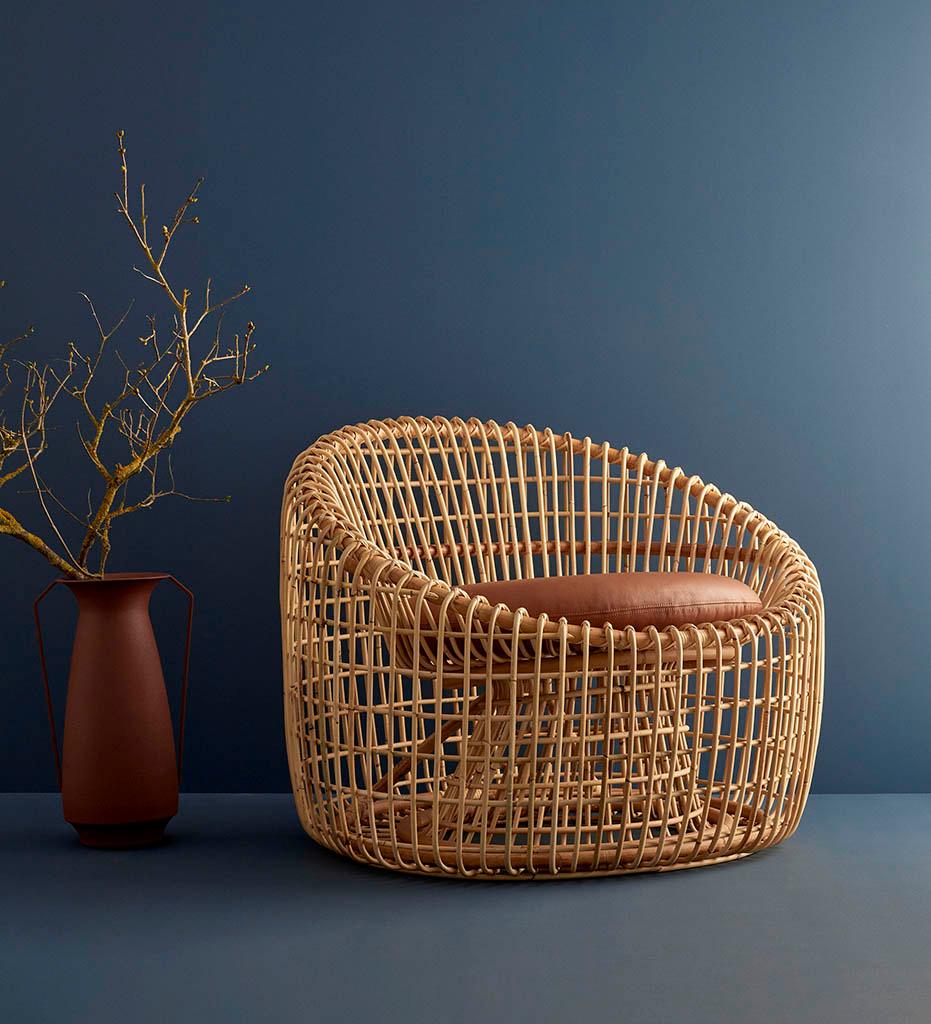 Allred Collaborative - Cane-line - Nest Round Chair Frame - Indoor - Nest Round Chair Frame - Indoor - 7422RU