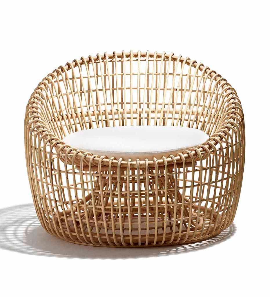 Allred Collaborative - Cane-line - Nest Round Chair Frame - Indoor - Nest Round Chair Frame - Indoor - 7422RU