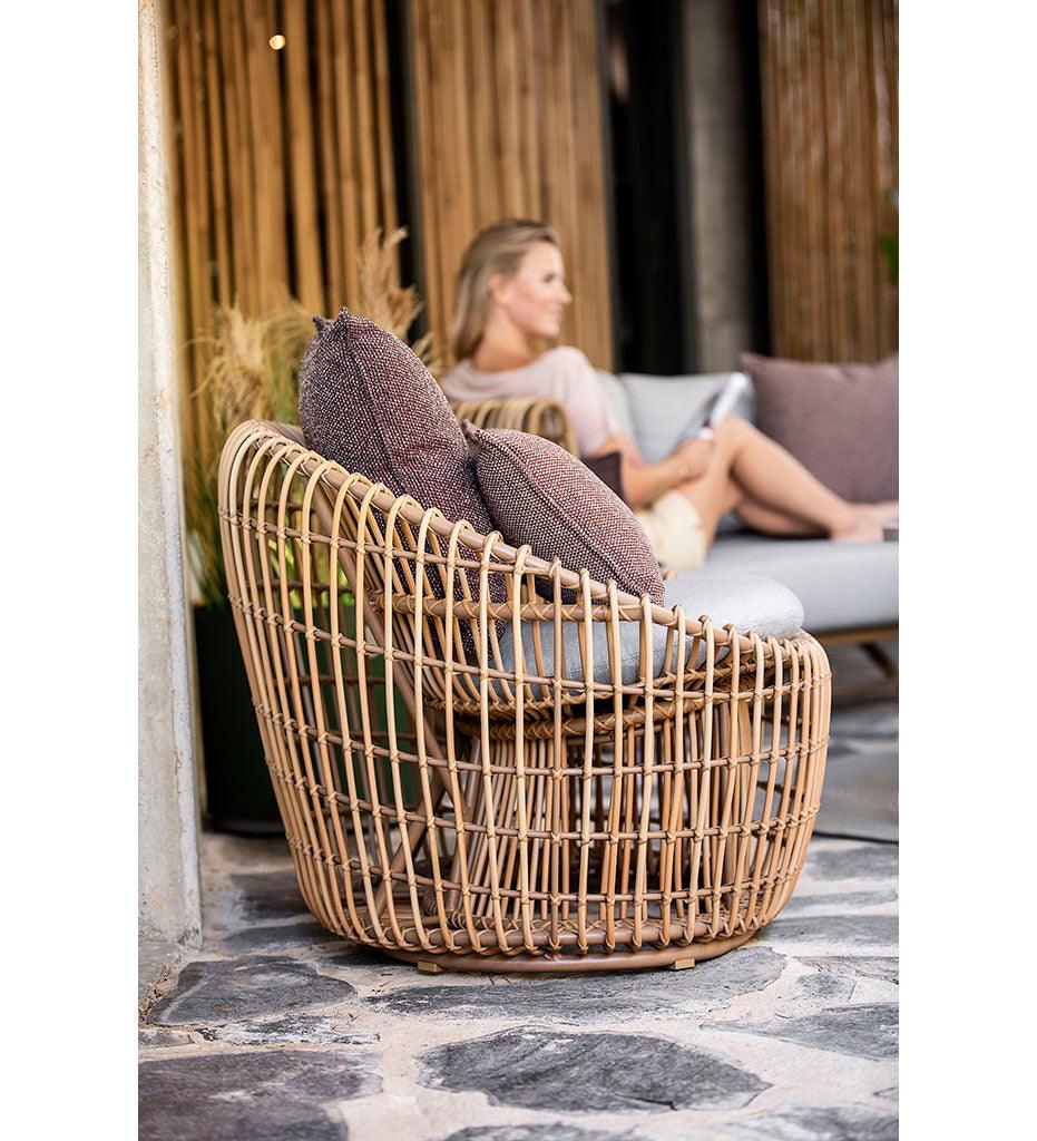 Allred Collaborative - Cane-line - Nest Round Chair - Outdoor - Nest Round Chair - Outdoor - 57422USL