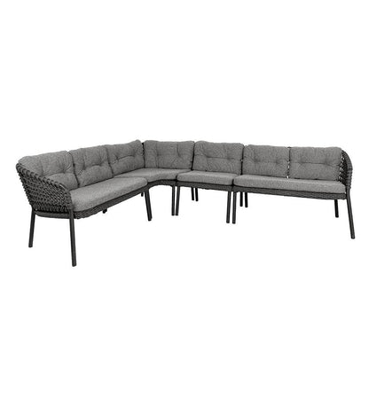 Allred Collaborative - Cane-line - Ocean 2-Seater Sofa - Left Module - Ocean 2-Seater Sofa - Left Module - 5526RODG