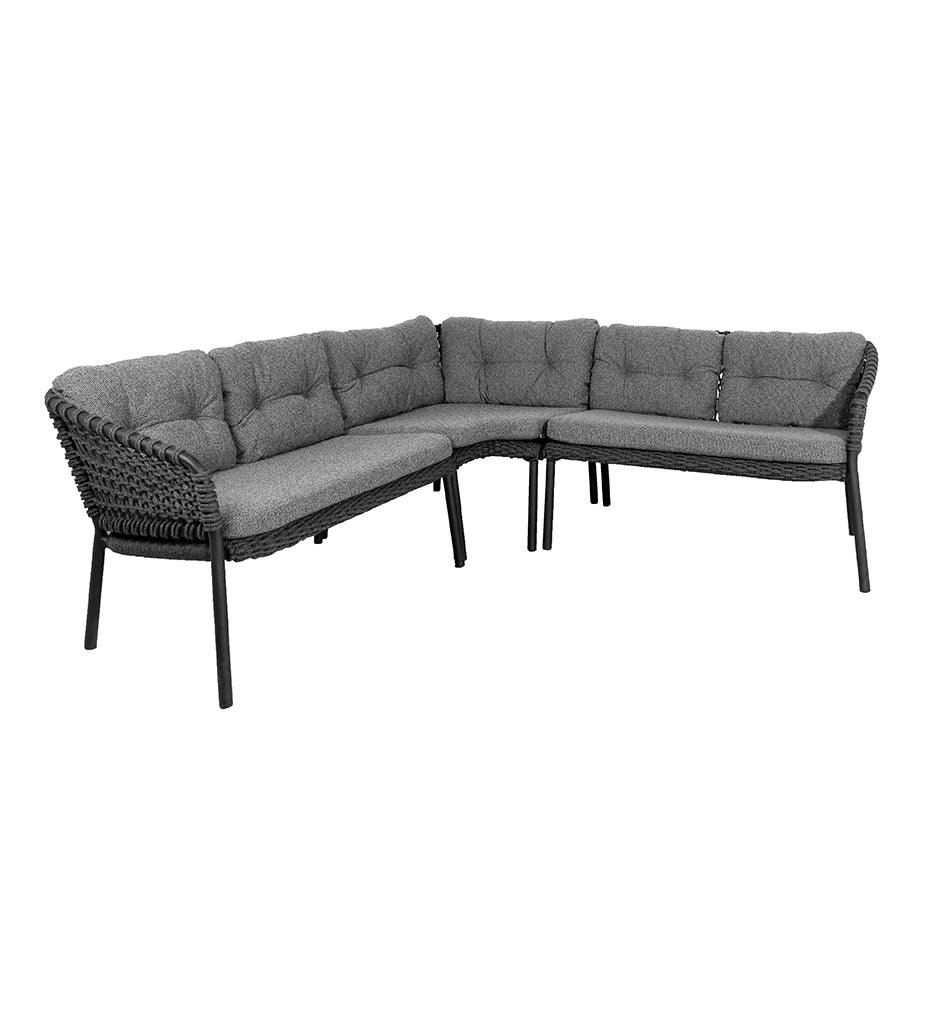 Allred Collaborative - Cane-line - Ocean 2-Seater Sofa - Left Module - Ocean 2-Seater Sofa - Left Module - 5526RODG