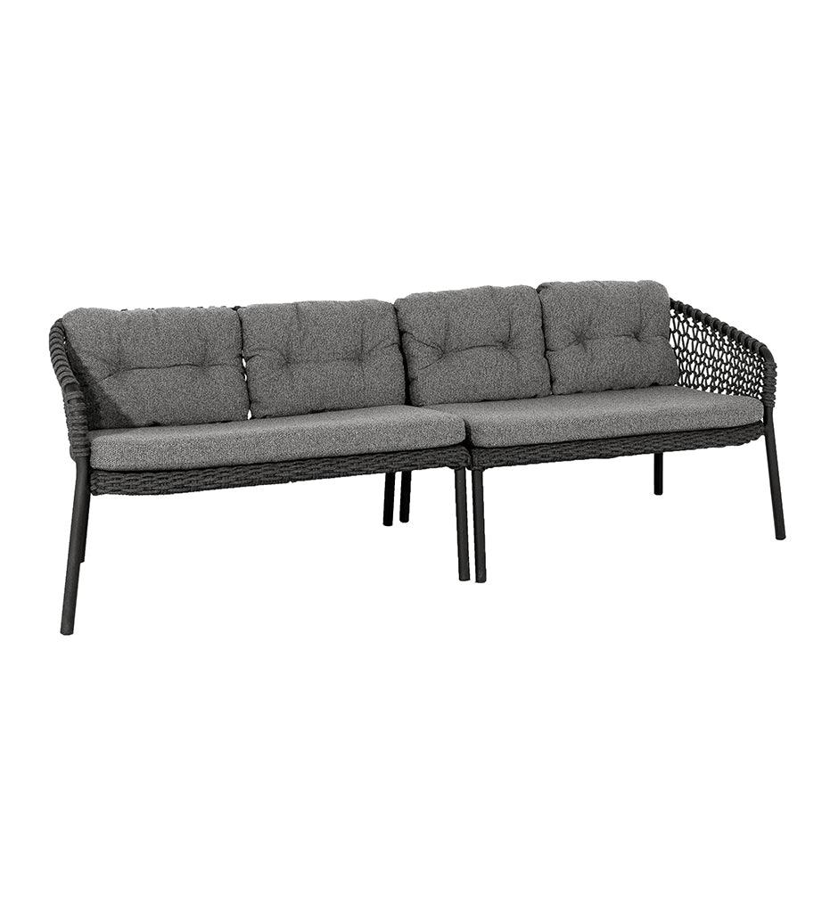 Allred Collaborative - Cane-line - Ocean 2-Seater Sofa - Left Module - Ocean 2-Seater Sofa - Left Module - 5526RODG