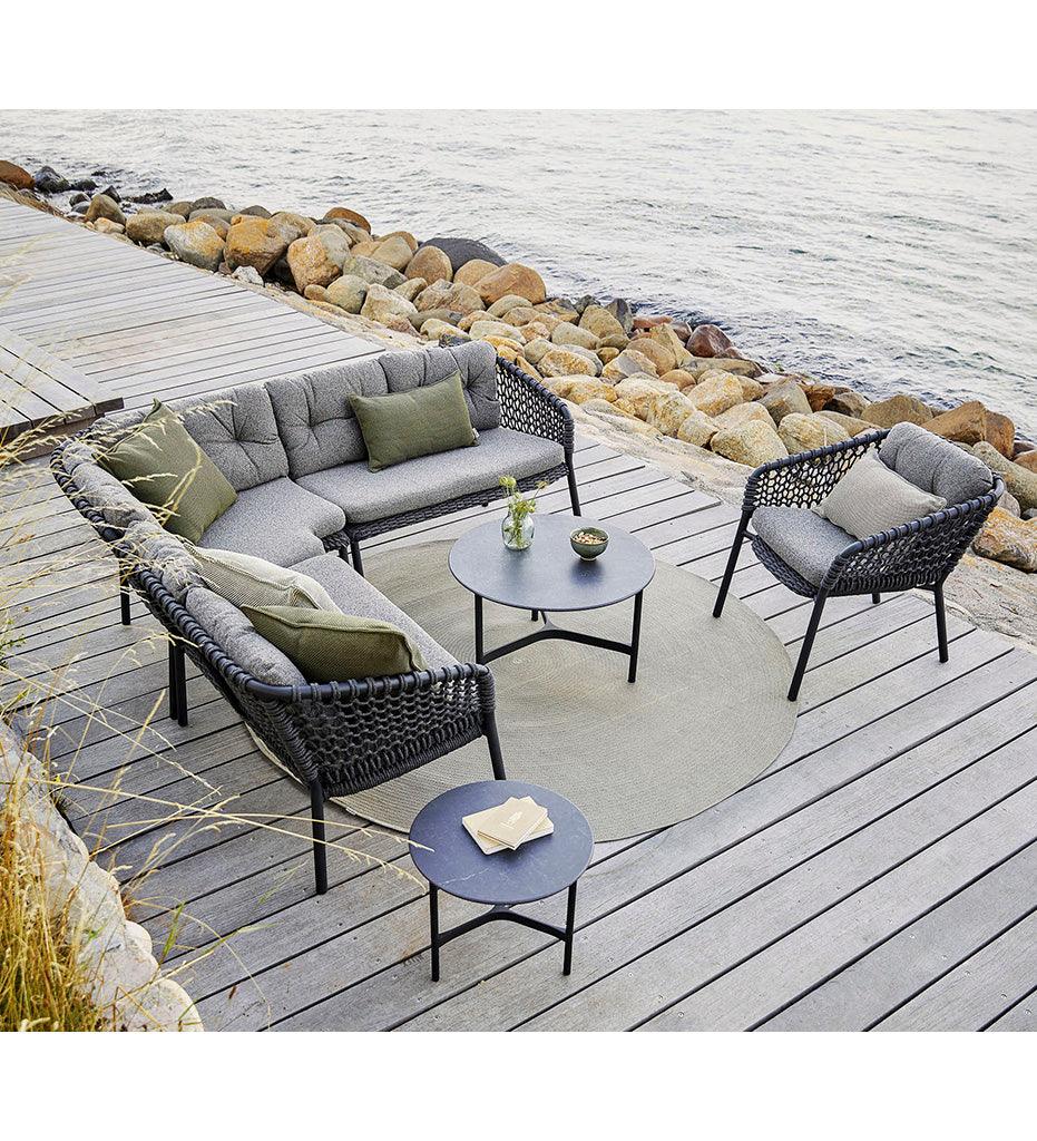 Allred Collaborative - Cane-line - Ocean 2-Seater Sofa - Left Module - Ocean 2-Seater Sofa - Left Module - 5526RODG