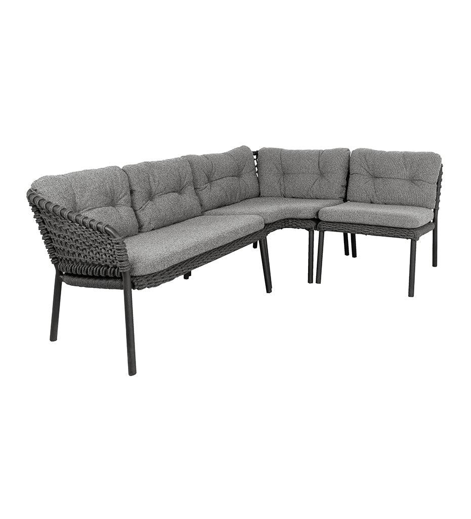 Allred Collaborative - Cane-line - Ocean 2-Seater Sofa - Right Module - Ocean 2-Seater Sofa - Right Module - 5527RODG