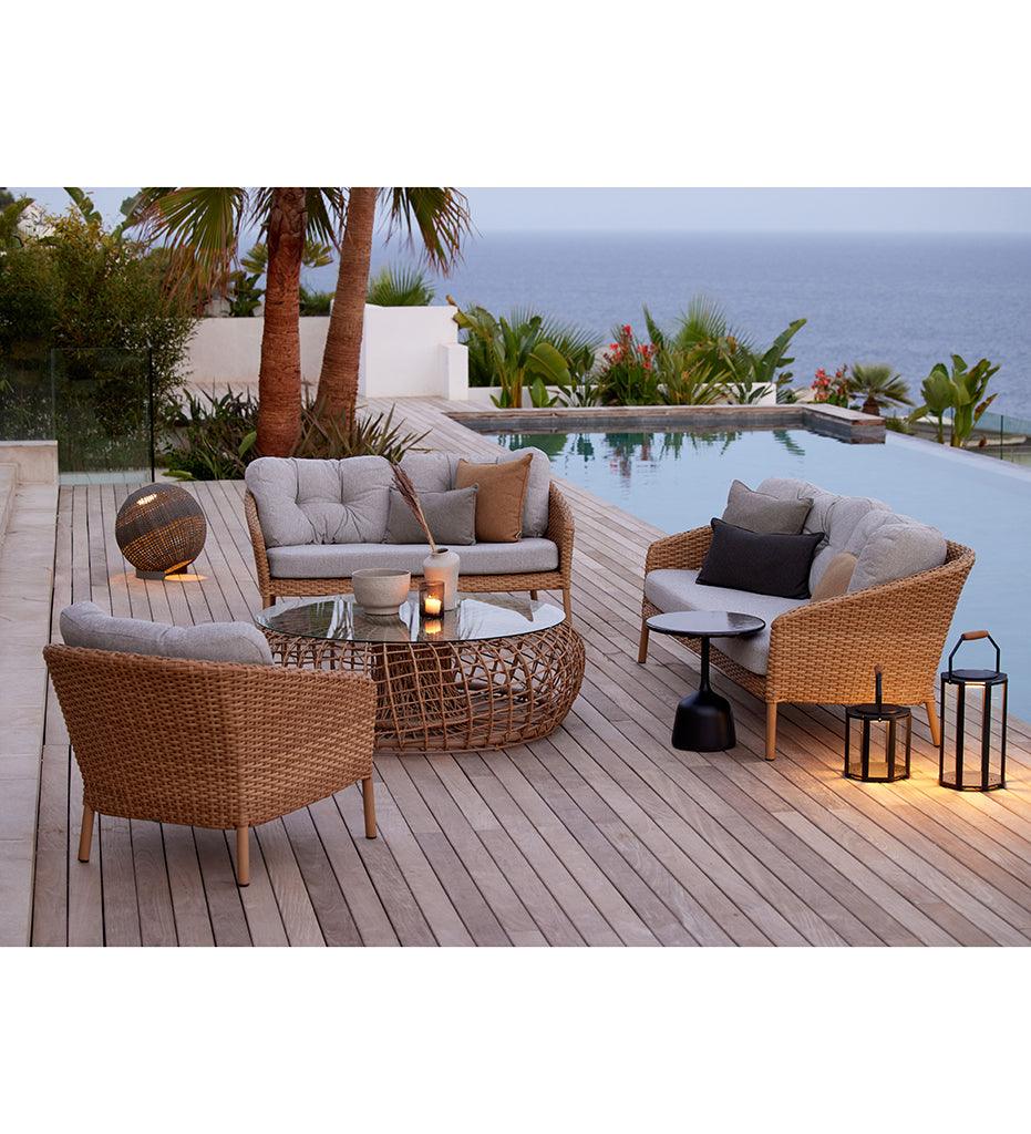 Allred Collaborative - Cane-line - Ocean Large Lounge Chair - Ocean Large Lounge Chair - 5437FU