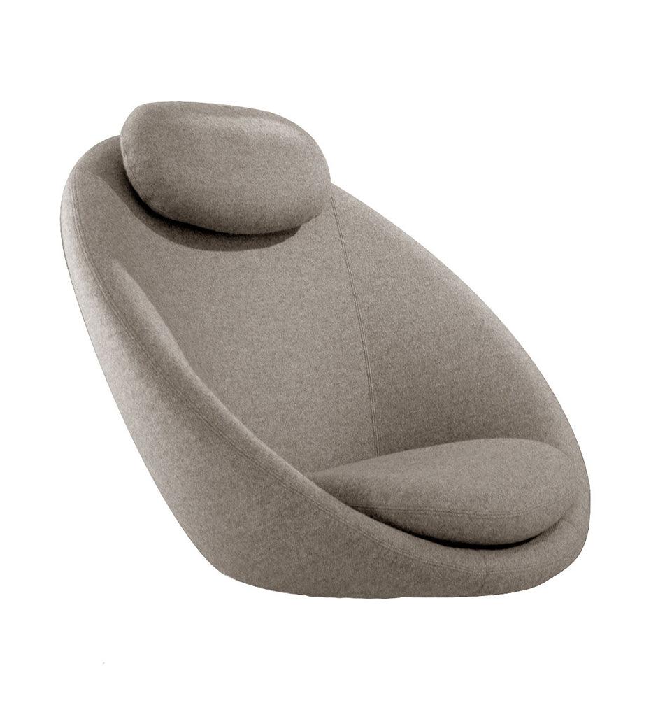 Allred Collaborative - Cane-line - Pace Lounge Chair Shell with Neck Cushion - Pace Lounge Chair Shell with Neck Cushion - 204Y160